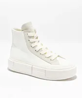 Converse Chuck Taylor All Star Cruise White & Egret High Top Platform Shoes