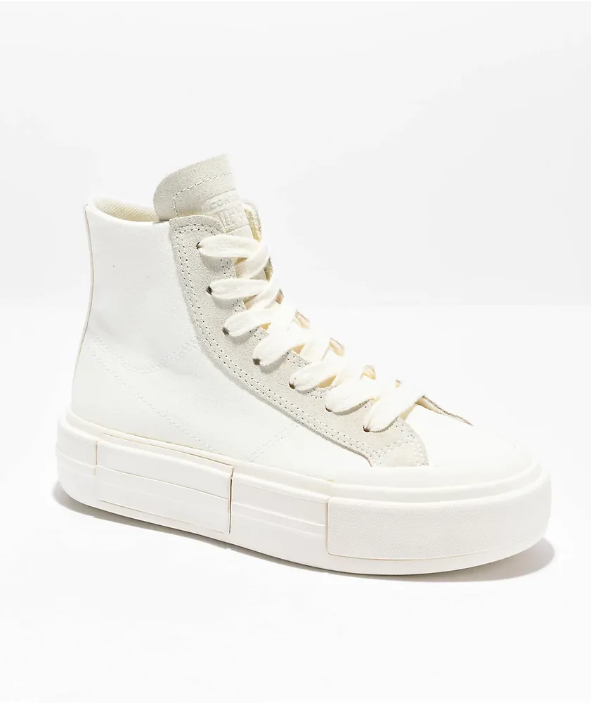 Converse Chuck Taylor All Star Cruise White High Top Platform Shoes