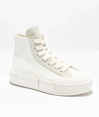 Converse Chuck Taylor All Star Cruise White High Top Platform Shoes