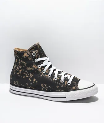 Converse Chuck Taylor All Star Hi Black & Hemp Dip Dye Shoes