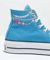 Converse Chuck Taylor All Star Kidult Lift Blue High Top Shoes