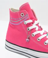 Converse Chuck Taylor All Star Kidult Pink High Top Shoes