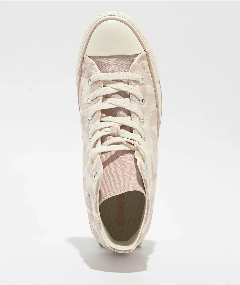 Converse Chuck Taylor All Star Leopard Egret & Flush Stone High Top Shoes