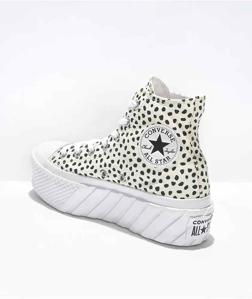 Converse Chuck Taylor All Star Leopard Extra High Platform Shoes