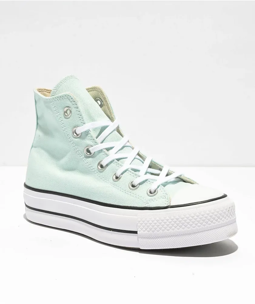 Converse Chuck Taylor All Star Lift Chance Of Rain Blue High Top Shoes