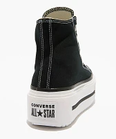 Converse Chuck Taylor All Star Lift Double Stack Black & White Platform Shoes
