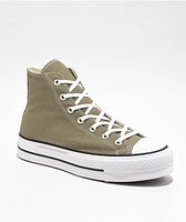 Converse Chuck Taylor All Star Lift Platform Mossy Sloth Shoes