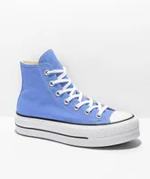 Converse Chuck Taylor All Star Lift Royal Pulse & White High Top Platform Shoes