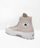 Converse Chuck Taylor All Star Lugged Desert Sand & White High Top Shoes