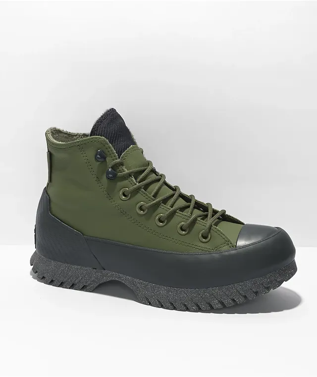 Army-Colored Olive Sneakers : medium olive 2