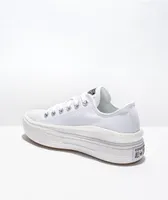 Converse Chuck Taylor All Star Move White Platform Shoes