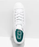 Converse Chuck Taylor All Star Pro All White High Top Skate Shoes