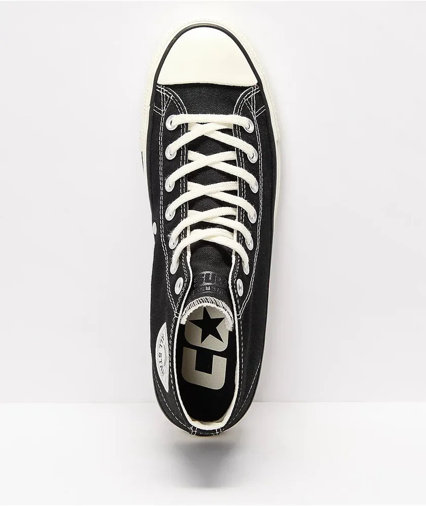 Converse Chuck Taylor All Star Pro Black Mid Top Skate Shoes