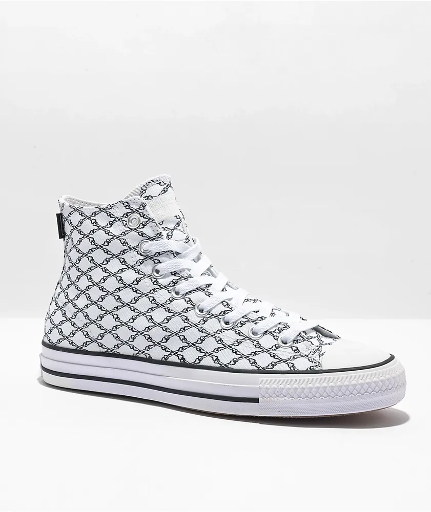 Converse Chuck Taylor All Star Pro Black Mid Top Skate Shoes