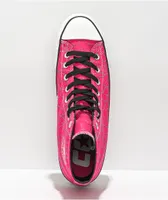 Converse Chuck Taylor All Star Pro Crackle Pink & Black High Top Skate Shoes