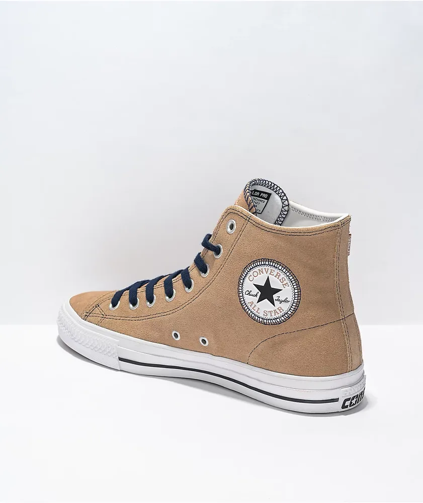 Converse Chuck Taylor All Star Pro Hemp & White High Top Skate Shoes