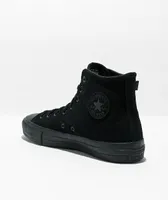 Converse Chuck Taylor All Star Pro Hi Black Suede Skate Shoes