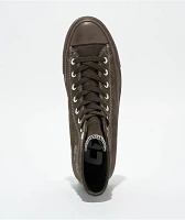 Converse Chuck Taylor All Star Pro Hi Fresh Brew & Brown Suede Skate Shoes