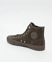 Converse Chuck Taylor All Star Pro Hi Fresh Brew & Brown Suede Skate Shoes