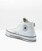 Converse Chuck Taylor All Star Pro Mid White Skate Shoes