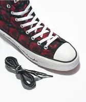 Converse Chuck Taylor All Star Pro Much Love Black & Red High Top Skate Shoes