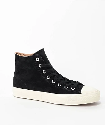 Converse Chuck Taylor All Star Pro Nubuck Black, Egret, & Vachetta Beige Skate Shoes