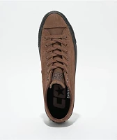 Converse Chuck Taylor All Star Pro Ox Suede Bear Nap, Black & Gum Skate Shoes