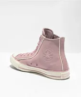 Converse Chuck Taylor All Star Pro Pink Piping High Top Skate Shoes