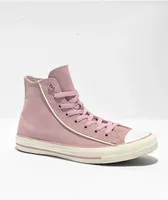 Converse Chuck Taylor All Star Pro Pink Piping High Top Skate Shoes