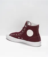 Converse Chuck Taylor All Star Pro Recycled Canvas Burgundy High Top Skate Shoes