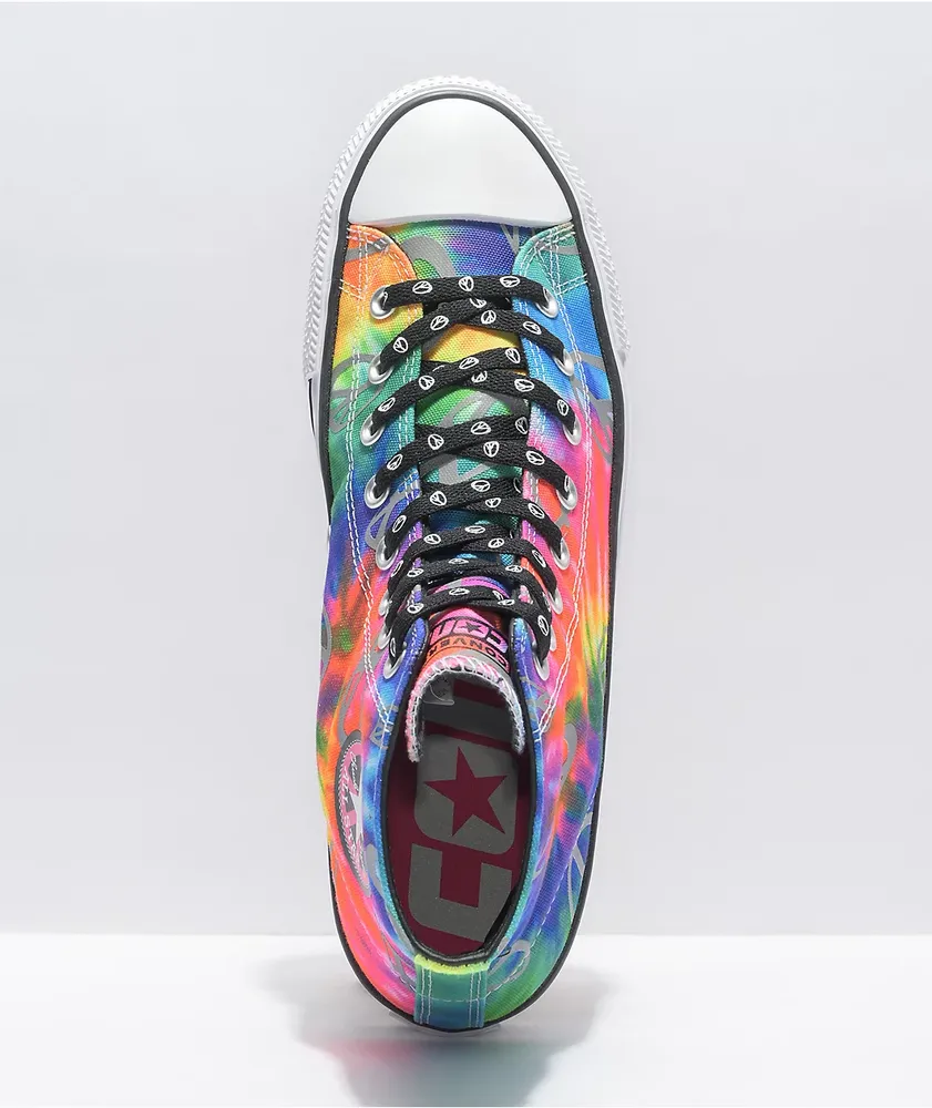 Converse Chuck Taylor All Star Pro Reflective Tie Dye High Top Shoes