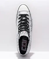 Converse Chuck Taylor All Star Pro Spiderweb White & Black High Top Skate Shoes