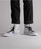 Converse Chuck Taylor All Star Pro Spiderweb White & Black High Top Skate Shoes