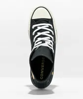 Converse Chuck Taylor All Star Timeless Black Embroidery High Top Shoes