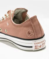 Converse Chuck Taylor All Star Tiny Tattoos Clay Pot & Egret Shoes