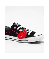 Converse Chuck Taylor All Star Valentine's Day Black, Red, & Egret Shoes