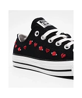 Converse Chuck Taylor All Star Valentine's Day Black, Red, & Egret Shoes