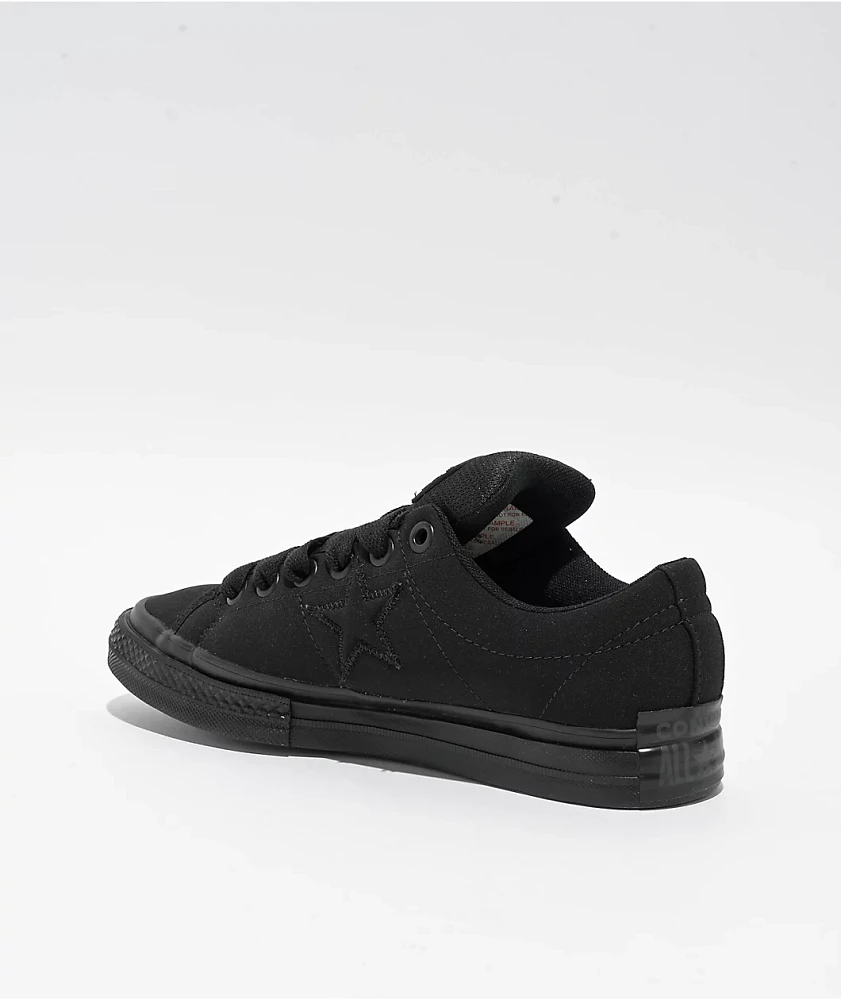 Converse Chuck Taylor One Star Puffed Black Skate Shoes