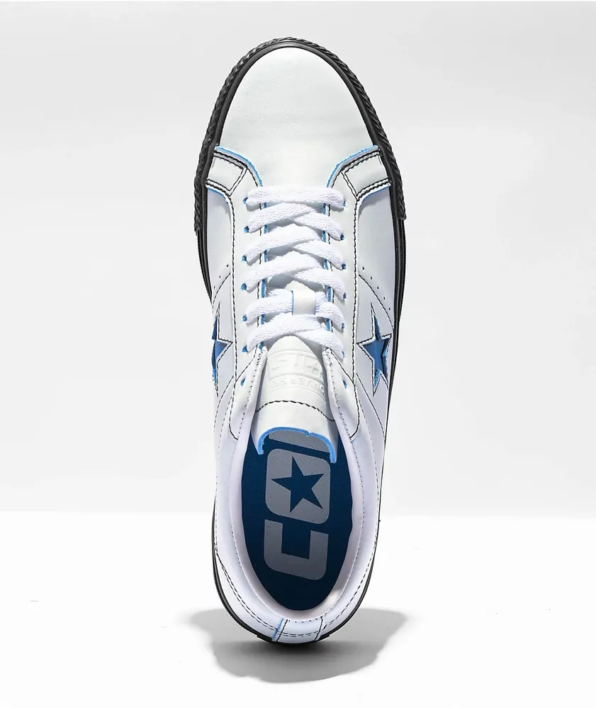 Converse Eddie Cernicky One Star Pro White & Blue Skate Shoes