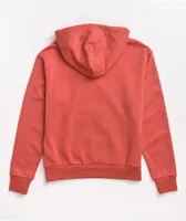 Converse Embroidered Star Chevron Coral Hoodie