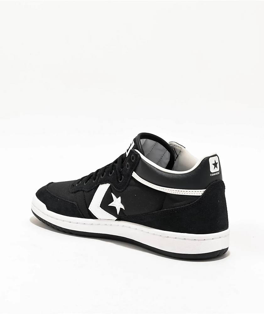 Converse Fastbreak Pro Mid Black & White Skate Shoes