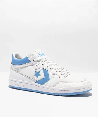 Converse Fastbreak Pro White & Carolina Blue Skate Shoes