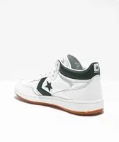 Converse Fastbreak Pro White & Deep Emerald Skate Shoes