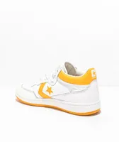 Converse Fastbreak Pro White & Yellow Skate Shoes 