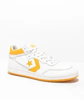 Converse Fastbreak Pro White & Yellow Skate Shoes 