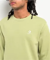 Converse Go-To Embroidered Star Green Crewneck Sweatshirt