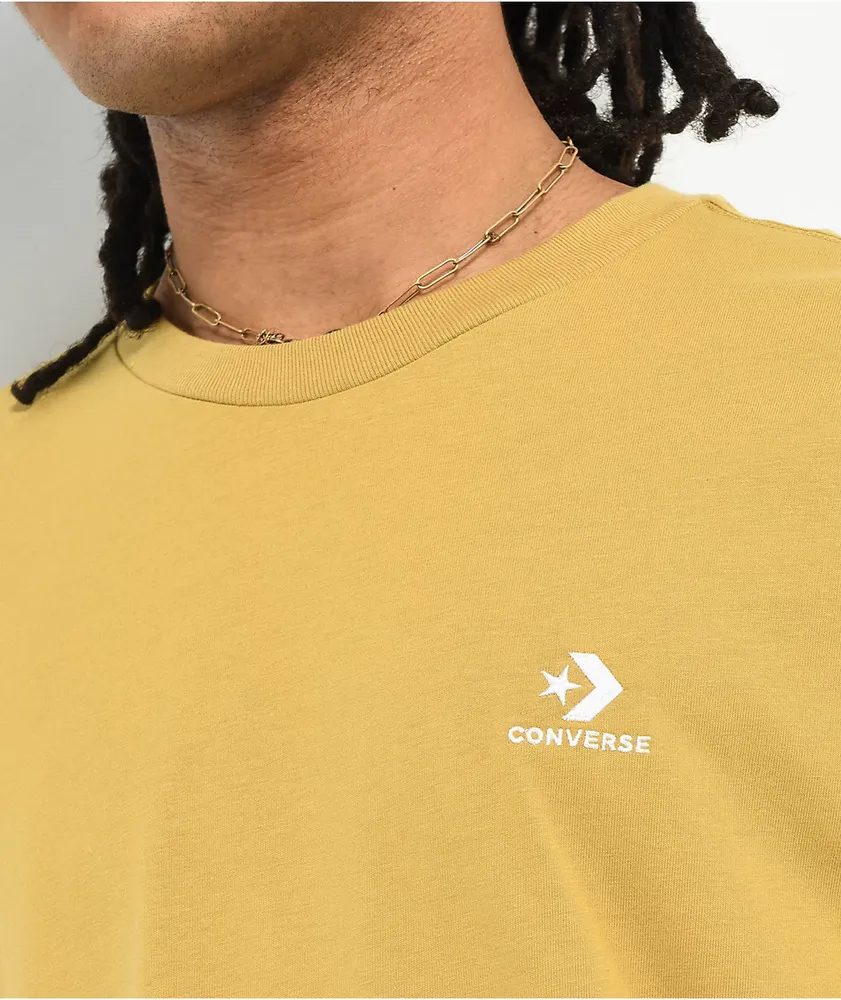 Converse Go-To Embroidered Star Yellow T-Shirt
