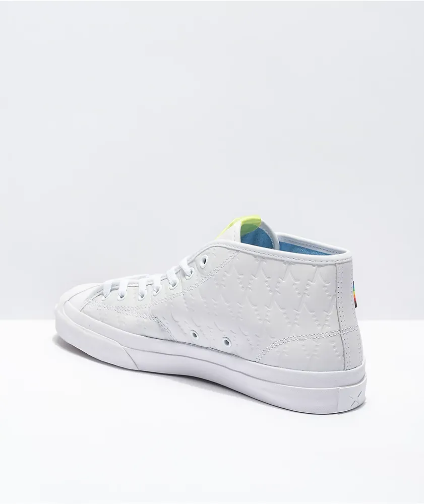 Converse JP Pro Mid Sablone Pride White Skate Shoes