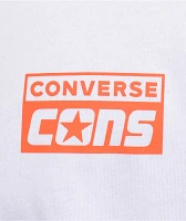 Converse Logo White Long Sleeve T-Shirt