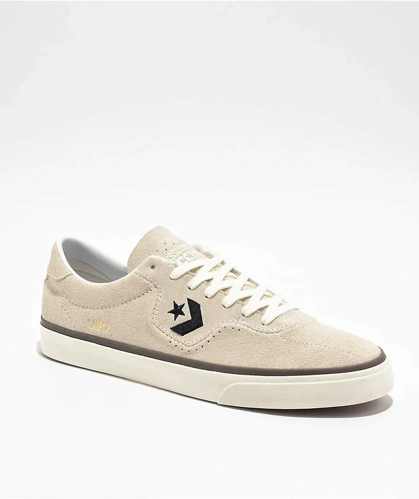 Converse Louie Lopez Pro Egret & Black Skate Shoes